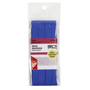Birch Bias Binding Poly/Cotton 12mm Saxe