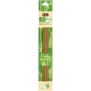 Birch Bamboo Double Pointed Knitting Needles 20cm 4.00mm