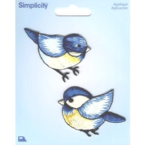 Bluebirds Applique 2 Pack