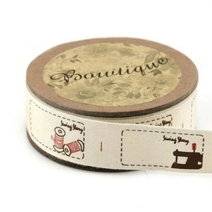 Bowtique Cotton Ribbon 20mm x 5m Sewing Tags