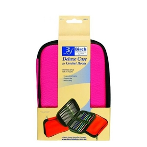 Birch Deluxe Crochet Hook Case Hot Pink