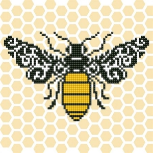 Diamond Dotz Diamond Art Kit Bee 22 x 22cm