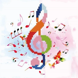 Diamond Dotz Diamond Art Kit Treble Clef 20 x 20cm