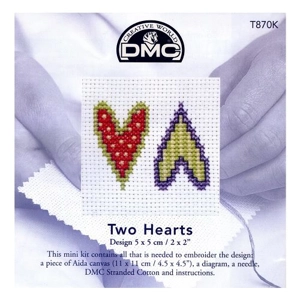 DMC Mini Kit Two Hearts