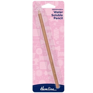Hemline Dressmaker's Water Soluble Pencil White