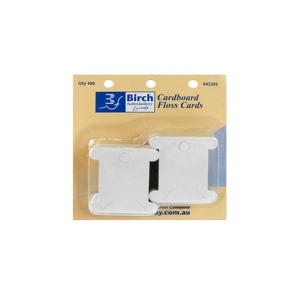 Birch Cardboard Floss Cards 100 per pack