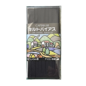Matilda's own Iron-on Bias Tape 6mm x 5m Black