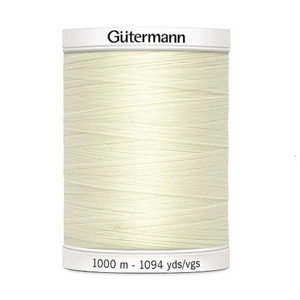 Gutermann Sew-all Polyester 1000m Colour 001