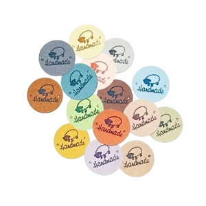 Round Handmade Tags Sheep Design 10pcs