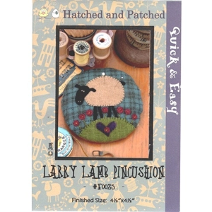 Hatched and Patched Larry Lamb Pincushion