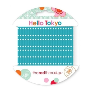 Hello Tokyo Stitched Grosgrain Ribbon 3/8