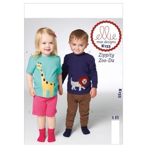 Kwik Sew K133 Toddler T-Shirts Shorts and Pants