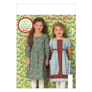 Kwik Sew K147 Girls Square Neck Dressses