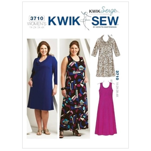 Womens dresses sewing pattern cover.