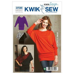 Kwik Sew K3720 Misses Batwing Tops