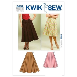 Kwik Sew K3852 Misses Full Pleated Skirts
