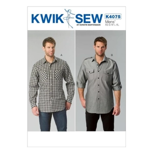 Kwik Sew K4075 Mens Button Down Shirts