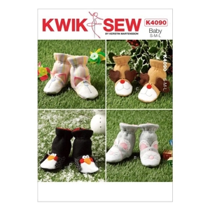 Kwik Sew K4090 Animal Motif Booties