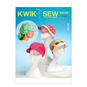 Kwik Sew K4107 Hats with Visors in Four Styles