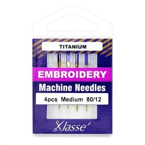 Klasse Titanium Embroidery Machine Needles 80/12