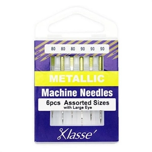 Klasse Metallic Machine Needles Assorted