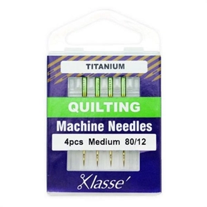 Klasse Titanium Quilting Machine Needles 80/12