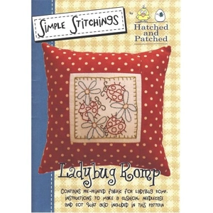 Hatched and Patched Pattern Ladybug Romp