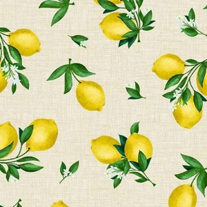Lemon Fresh Lemon Texture Michael Miller 112cm x 25cm