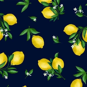 Lemon Fresh Lots A Lemons Michael Miller 112cm x 25cm