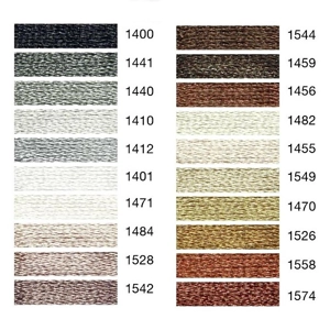 Madeira Decora 4 Strand Rayon Hand Embroidery Floss Chart D