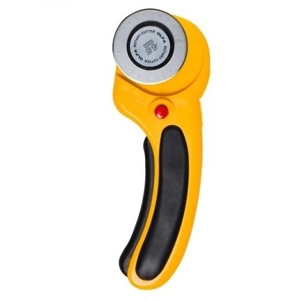 Ergonomic rotary cutter.