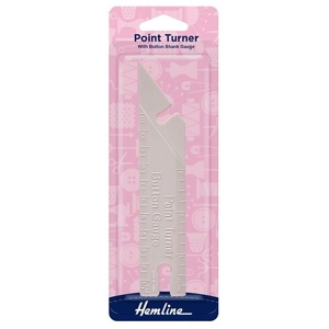 Point Turner With Button Shank Gauge Hemline