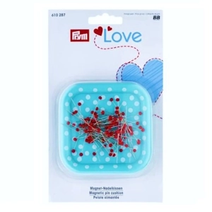 Prym Magnetic Pin Cushion with Glass Head Pins