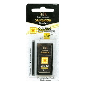 Regal Superior Quilting Hand Needles Size 10