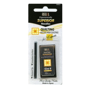 Regal Superior Quilting Hand Needles Size 8