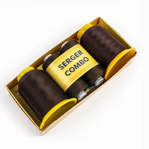 WonderFil SoftLoc Overlocker Thread Pack Brown