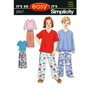 Simplicity Childrens top and pants sewing pattern .