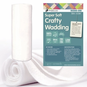 Matilda's own Super Soft Crafty Wadding 90cm x 25cm