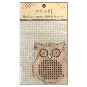 Make It Timber Cross Stitch Frame Owl