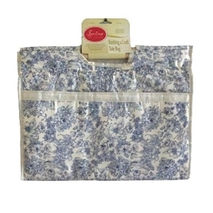 Sew Easy Knitting and Craft Bag Blue and White