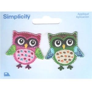 Owls Applique 2 Pack