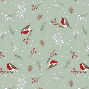 Victoria Louise Foraging in The Forest Robin 112cm x 25cm