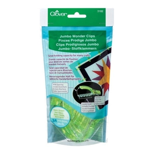 Clover Jumbo Wonder Clips Pack 24