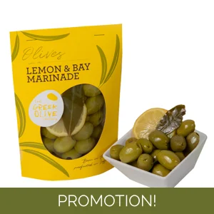Lemon & Bay Marinade Olives