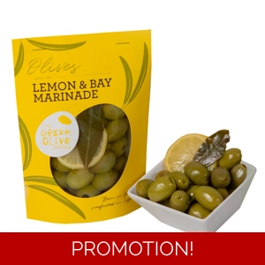 Lemon & Bay Marinade Olives