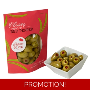 Red Pepper Stuffed Olives