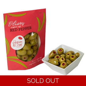Red Pepper Stuffed Olives