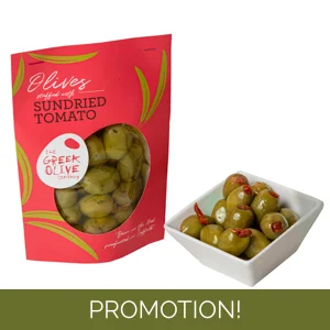 Sundried Tomato Stuffed Olives