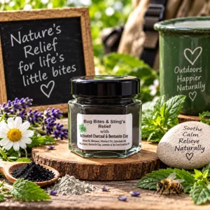 Activated Charcoal Bug Bite & Stings Balm