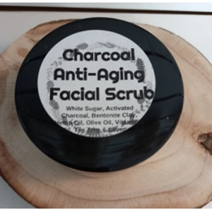Activated Charcoal Anti-Aging Face Scrub